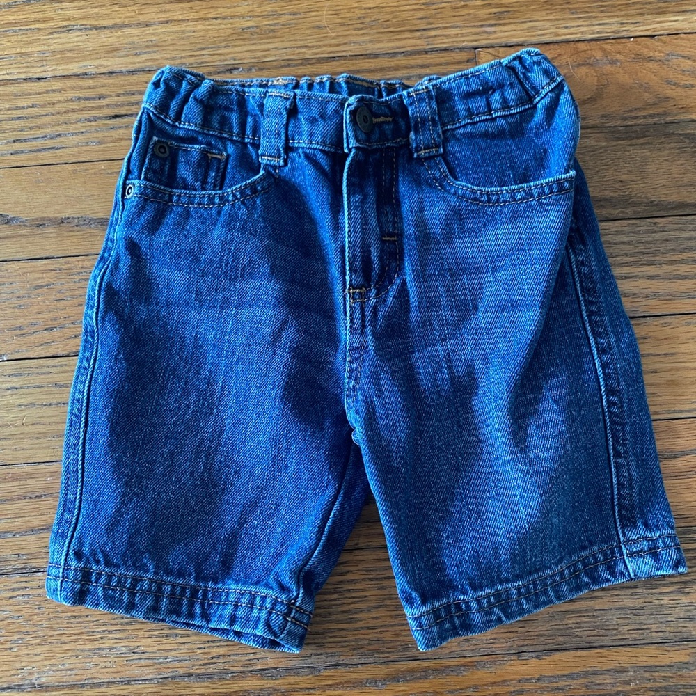 Wrangler Kids Dark Blue Denim Shorts